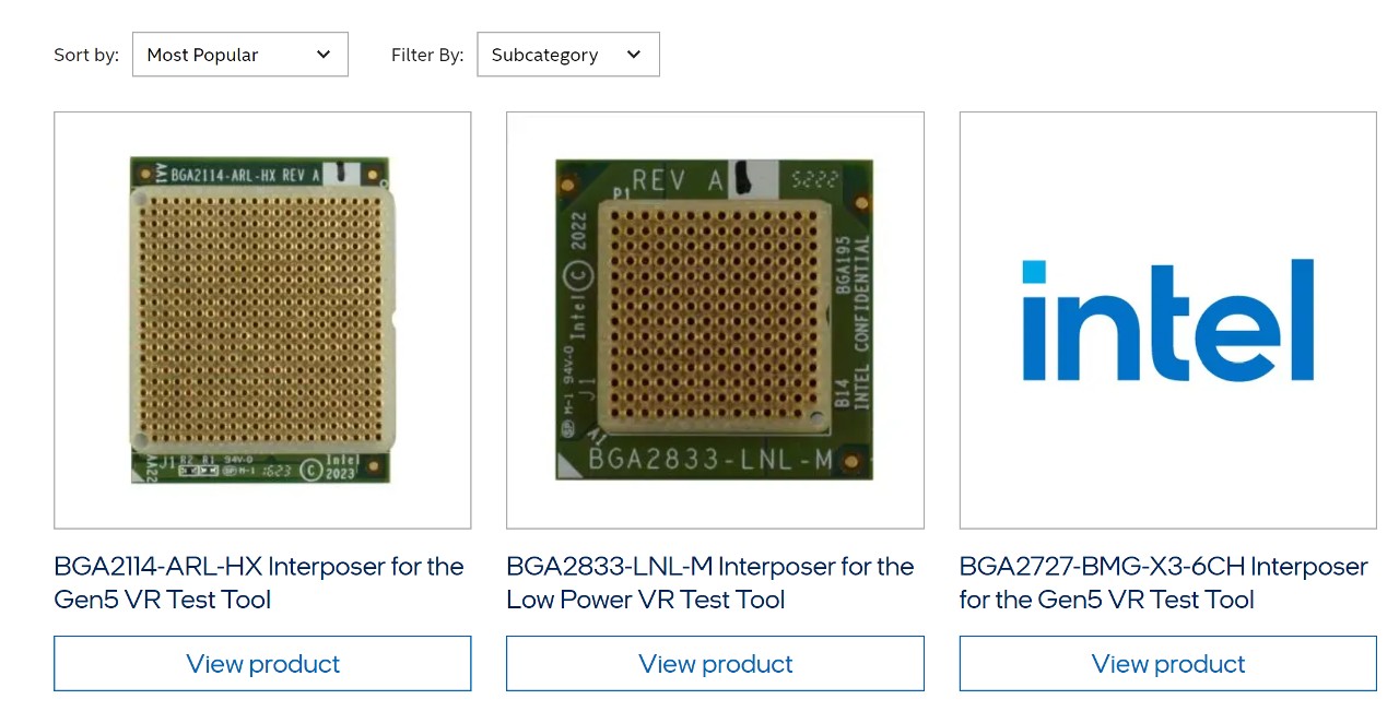 Intel test sample 01